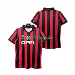 AC Mailand fußball trikot 1995 1996 Herren Heim Retro Kurzarm