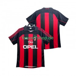 AC Mailand fußball trikot 2000 2002 Herren Heim Retro Kurzarm