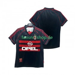 AC Mailand fußball trikot 1998 Herren Ausweich Retro 1999 Kurzarm