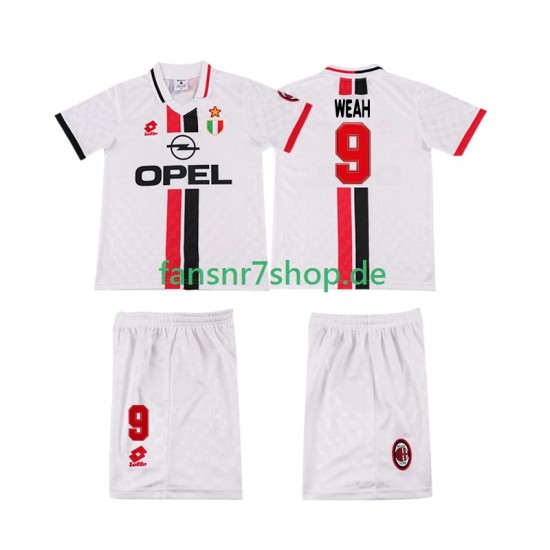 AC Mailand fußball trikot WEAH 8 1996 1997 Kinder Auswärts Retro Kurzarm