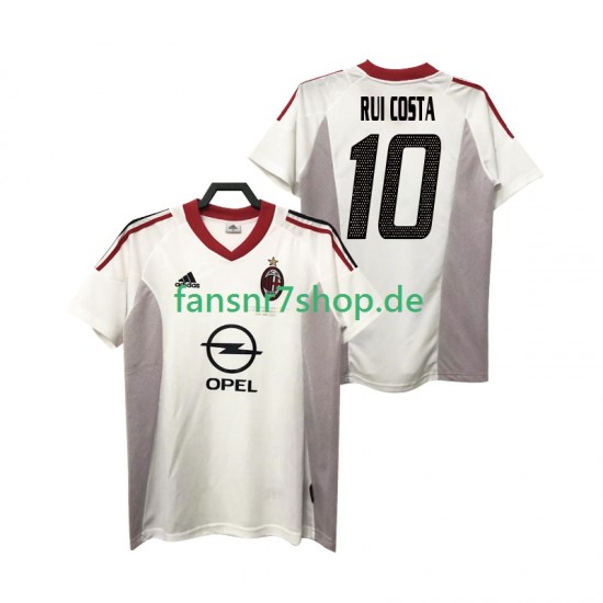 AC Mailand fußball trikot rui costa 10 2005 Herren Auswärts Retro 2004 Kurzarm