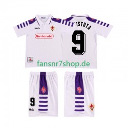 AC Florenz fußball trikot BASTUTA 9 1998 Kinder Auswärts Retro 1999 Kurzarm