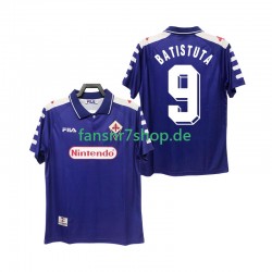 AC Florenz fußball trikot BASTUTA 9 1998 Herren Heim Retro 1999 Kurzarm