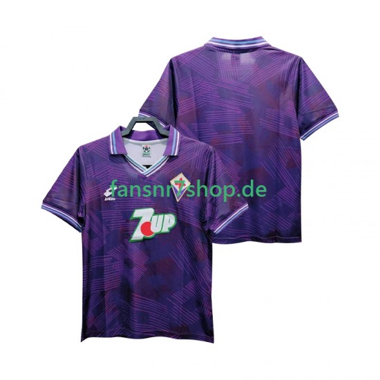 AC Florenz fußball trikot 1992 1993 Herren Heim Retro Kurzarm