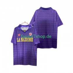 AC Florenz fußball trikot 1989 Herren Heim Retro 1990 Kurzarm