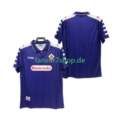 AC Florenz fußball trikot 1998 Herren Heim Retro 1999 Kurzarm