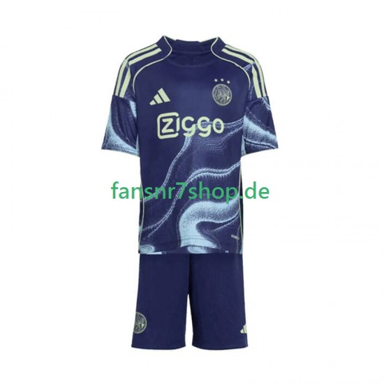 Ajax Amsterdam fußball trikot Kinder Auswärts 2025-2026 Kurzarm