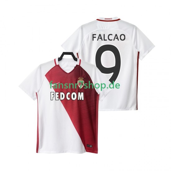 AS Monaco fußball trikot FALCAO 9 2016 2017 Herren Heim Kurzarm