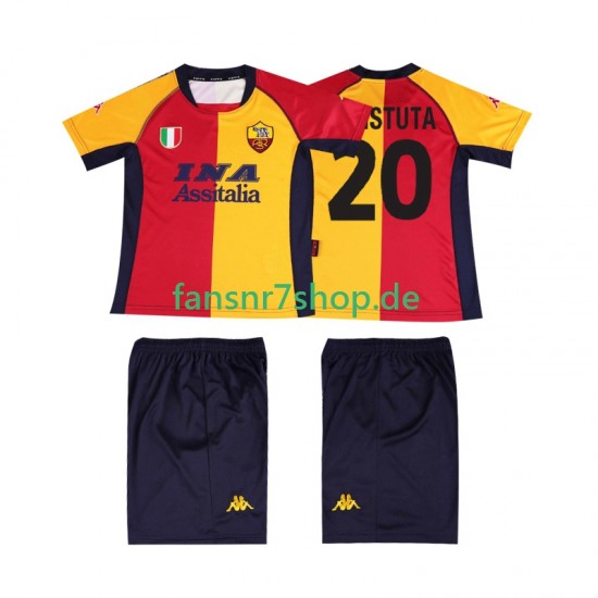 AS Rom fußball trikot Batistuta 20 2000 2001 Kinder Heim Retro Kurzarm AS Rom fußball trikot Batistuta 20 2000 2001 Kinder Heim Retro Kurzarm