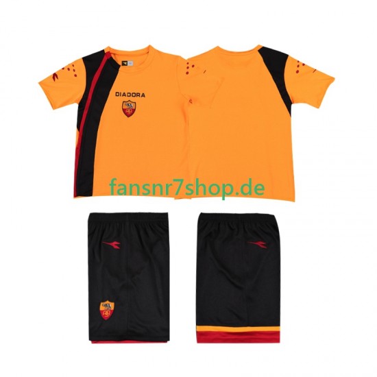 AS Rom fußball trikot 2005- Kinder Heim Retro 2006 Kurzarm
