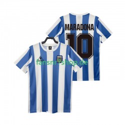 Argentinien fußball trikot MARADONA 10 1986 Herren Heim Retro Kurzarm