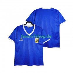 Argentinien fußball trikot 1986 Herren Auswärts Retro Kurzarm