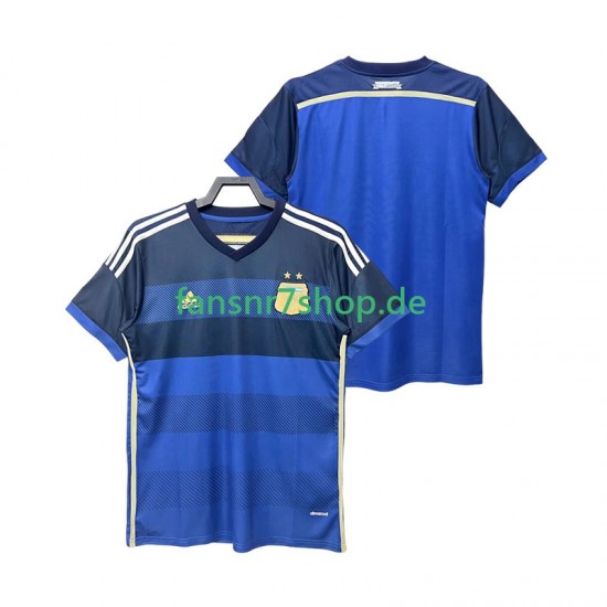 Argentinien fußball trikot 2014 Herren Auswärts Retro Kurzarm