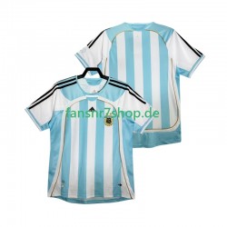 Argentinien fußball trikot 2014 Herren Heim Retro Kurzarm