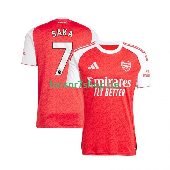 Arsenal fußball trikot Bukayo Saka 7 Herren Heim 2025-2026 Kurzarm