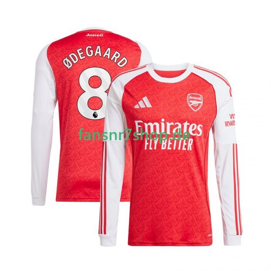 Arsenal fußball trikot Martin Odegaard 8 Herren Heim 2025-2026 Langarm