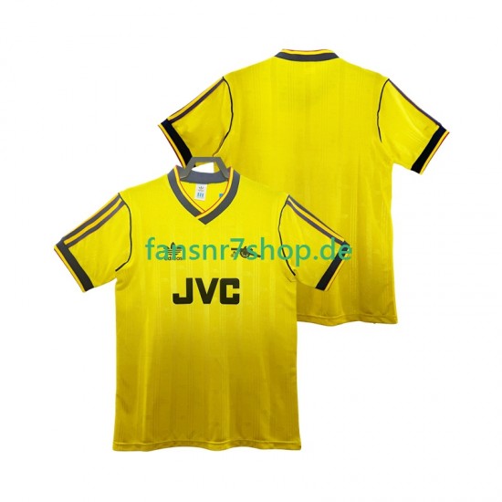 Arsenal fußball trikot 1986 1988 Herren Auswärts Retro Kurzarm