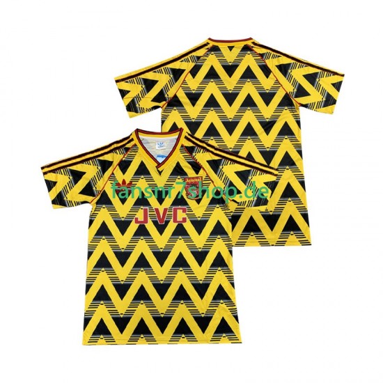 Arsenal fußball trikot 1991 1993 Herren Auswärts Retro Kurzarm