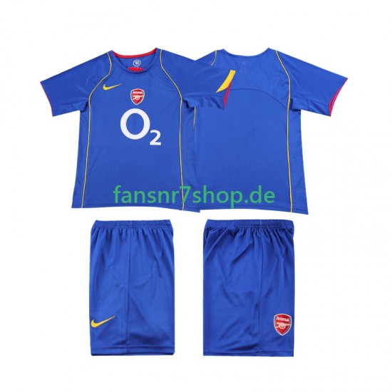 Arsenal fußball trikot 2005 Kinder Auswärts Retro 2004 Kurzarm