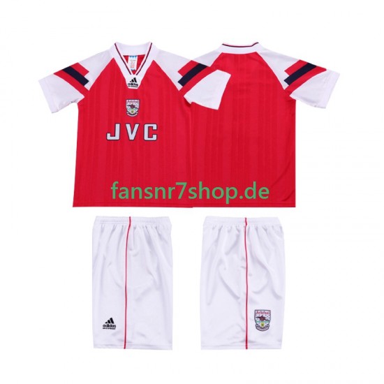 Arsenal fußball trikot 1992 Kinder Heim Retro 1994 Kurzarm