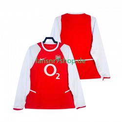 Arsenal fußball trikot 2002 2003 Herren Heim Retro Langarm