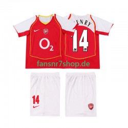 Arsenal fußball trikot Thierry Henry 14 2005 Kinder Heim Retro 2004 Kurzarm