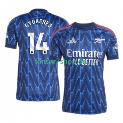 Arsenal fußball trikot Viktor Gyokeres 14 Herren Auswärts 2025-2026 Kurzarm