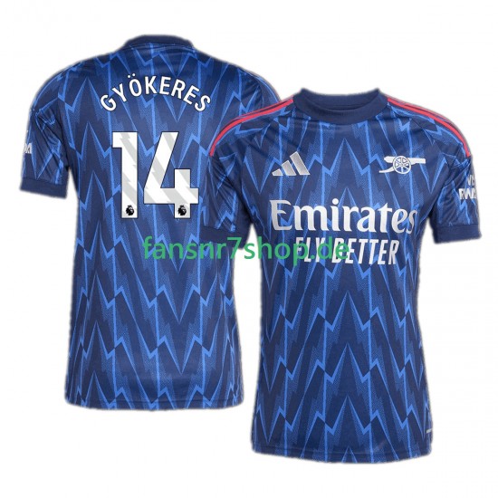 Arsenal fußball trikot Viktor Gyokeres 14 Herren Auswärts 2025-2026 Kurzarm