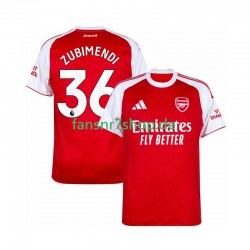 Arsenal fußball trikot Zubimendi 36 Herren Heim 2025-2026 Kurzarm