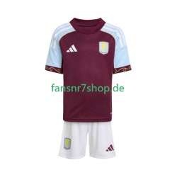 Aston Villa fußball trikot Kinder Heim 2025-2026 Kurzarm
