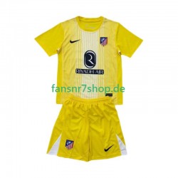 Atlético Madrid fußball trikot Torhüter Kinder Heim 2025-2026 Kurzarm