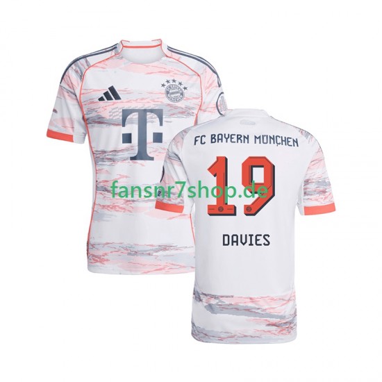 FC Bayern München fußball trikot Alphonso Davies 19 Herren Auswärts 2025-2026 Kurzarm