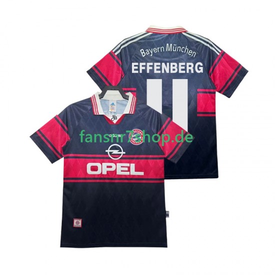 FC Bayern München fußball trikot Effenberg 11 1997 Herren Heim Retro 1999 Kurzarm