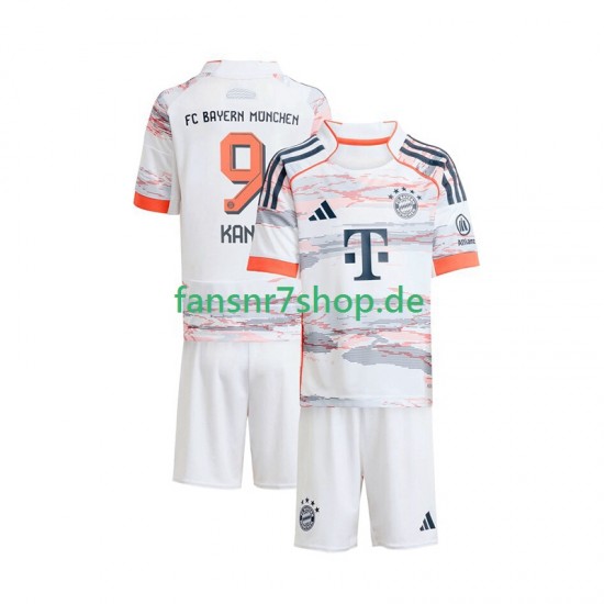 FC Bayern München fußball trikot Harry Kane 9 Kinder Auswärts 2025-2026 Kurzarm