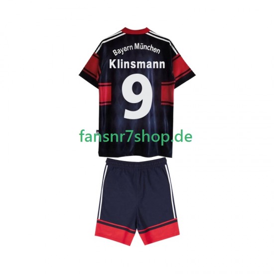 FC Bayern München fußball trikot Klinsmann 9 1997 Kinder Heim Retro 1999 Kurzarm