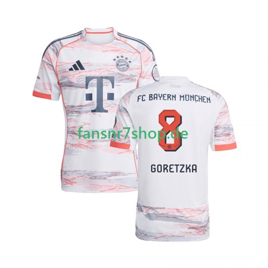 FC Bayern München fußball trikot Leon Goretzka 8 Herren Auswärts 2025-2026 Kurzarm