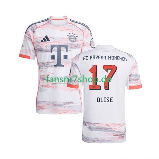 FC Bayern München fußball trikot Michael Olise 17 Herren Auswärts 2025-2026 Kurzarm