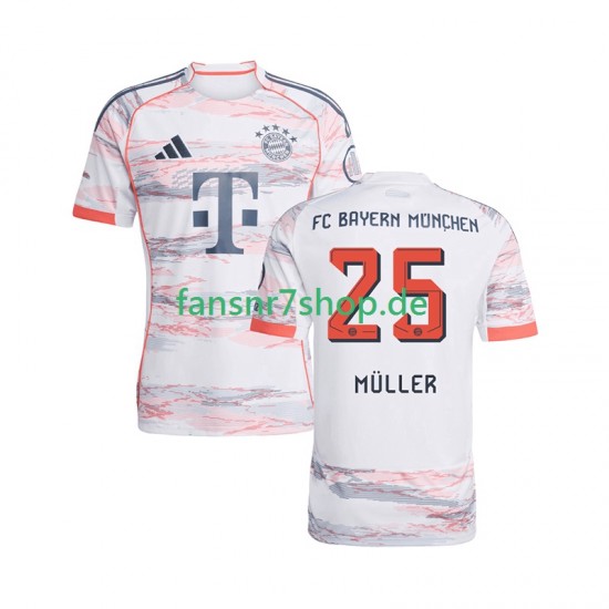 FC Bayern München fußball trikot Thomas Muller 25 Herren Auswärts 2025-2026 Kurzarm
