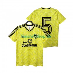 Borussia Dortmund fußball trikot 5 1988 1989 Herren Heim Retro Kurzarm