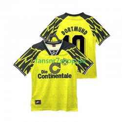 Borussia Dortmund fußball trikot Moller 10 1995 Herren Heim Retro 1994 Kurzarm