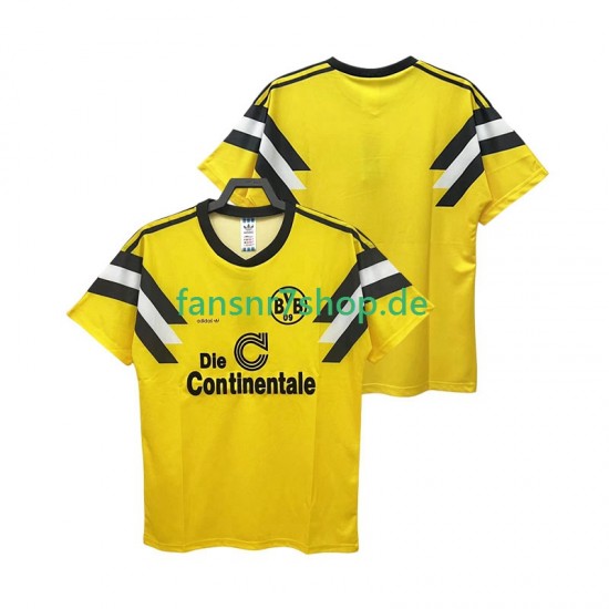Borussia Dortmund fußball trikot DFB-POKAL 1989 Herren Heim Retro Kurzarm