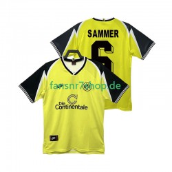 Borussia Dortmund fußball trikot SAMMER 6 1995 1996 Herren Heim Retro Kurzarm