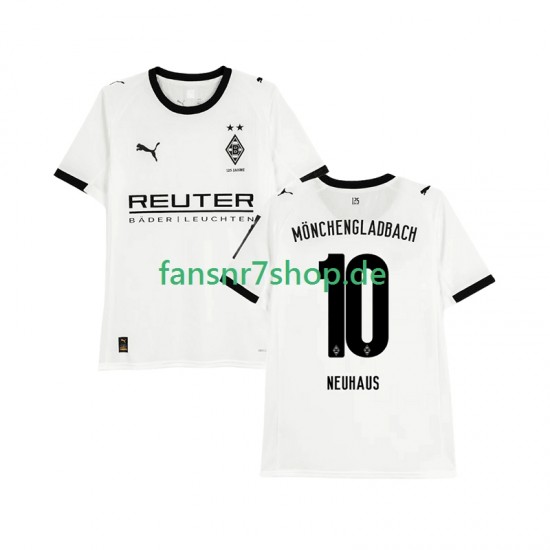 Borussia Mönchengladbach fußball trikot Florian Neuhaus 10 Herren Heim 2025-2026 Kurzarm