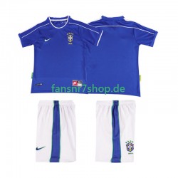 Brasilien fußball trikot 1998 Kinder Auswärts Retro Kurzarm Brasilien fußball trikot 1998 Kinder Auswärts Retro Kurzarm