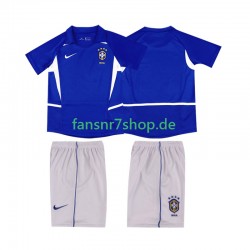 Brasilien fußball trikot 2002 Kinder Auswärts Retro Kurzarm Brasilien fußball trikot 2002 Kinder Auswärts Retro Kurzarm
