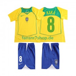 Brasilien fußball trikot KAKA 8 Kinder Heim Retro 2004 Kurzarm Brasilien fußball trikot KAKA 8 Kinder Heim Retro 2004 Kurzarm