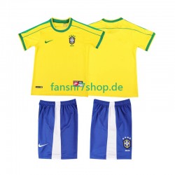 Brasilien fußball trikot 1998 Kinder Heim Retro Kurzarm Brasilien fußball trikot 1998 Kinder Heim Retro Kurzarm