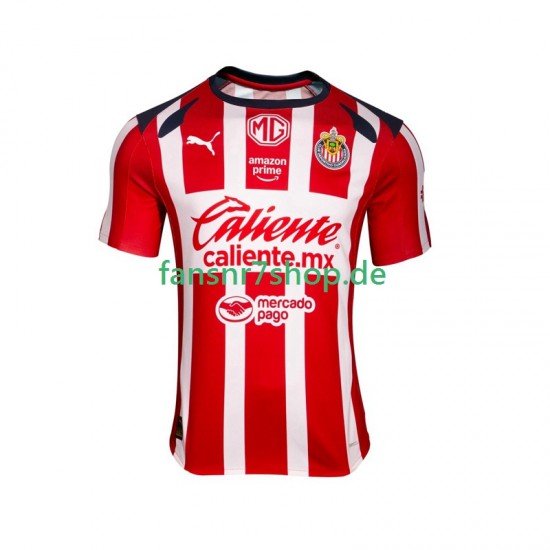 Deportivo Guadalajara fußball trikot Herren Heim 2025-2026 Kurzarm