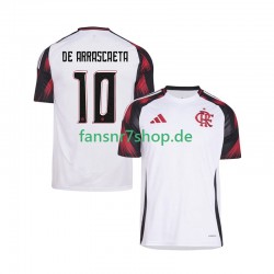 CR Flamengo fußball trikot Giorgian de Arrascaeta 10 Herren Auswärts 2025-2026 Kurzarm