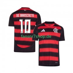 CR Flamengo fußball trikot Giorgian de Arrascaeta 10 Herren Heim 2025-2026 Kurzarm